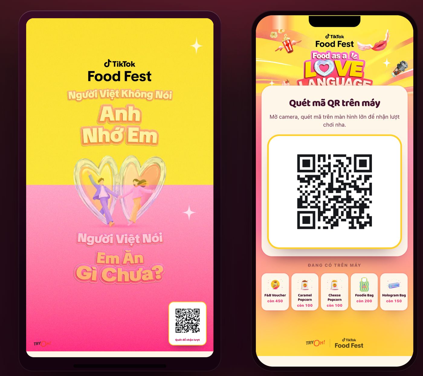 Màn 27" và điện thoại khách của dải quay quà