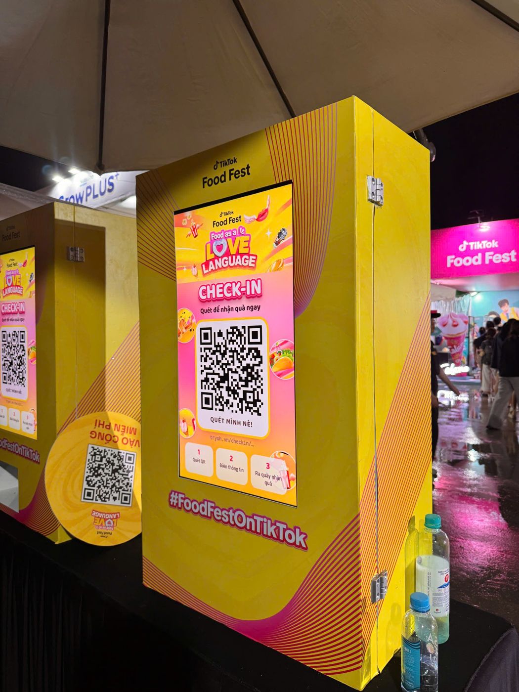 TikTok Food Fest · màn check-in