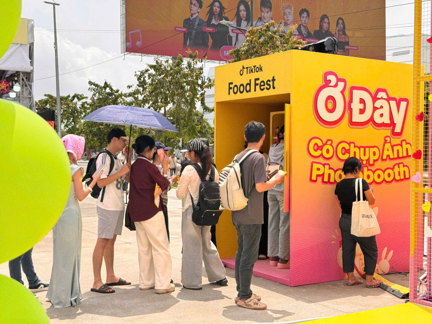 Trạm ảnh TRYOH! tại TikTok Food Fest